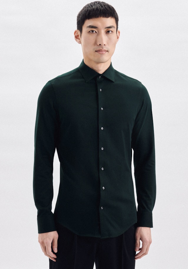 Jerseyhemd in Groen |  Seidensticker Onlineshop