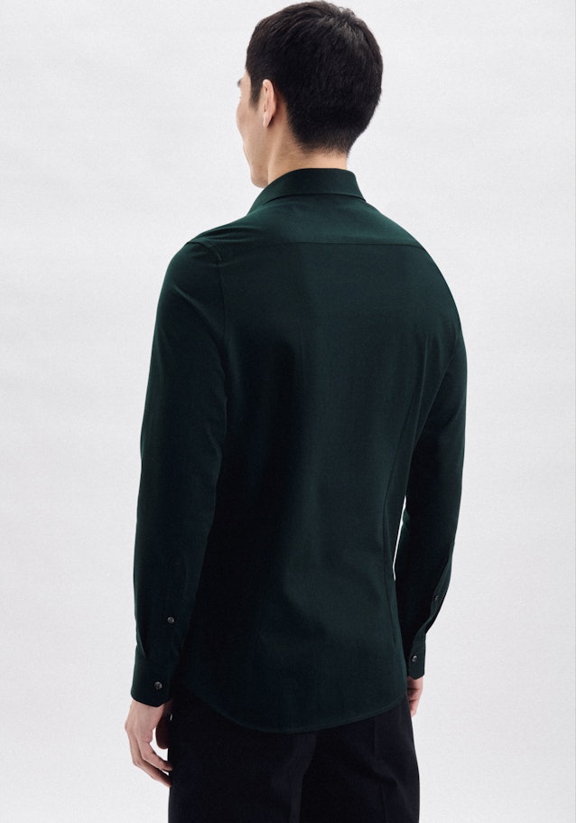 Jersey Jerseyhemd in Slim mit Kentkragen in Grün |  Seidensticker Onlineshop