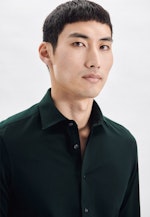 Slim Jerseyhemd Uni in Grün |  Seidensticker Onlineshop