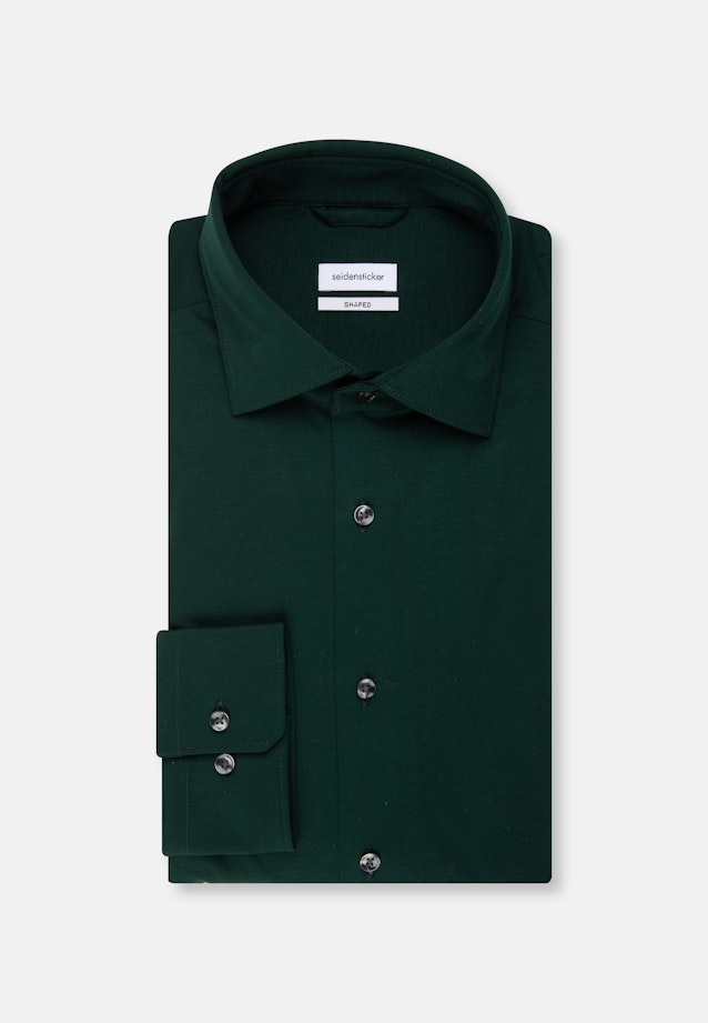 Slim Jerseyhemd Uni in Grün |  Seidensticker Onlineshop