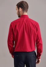 Regular Business Shirt Plain in Red |  Seidensticker Onlineshop