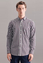 Regular Casual Hemd Karo in Dunkelblau |  Seidensticker Onlineshop