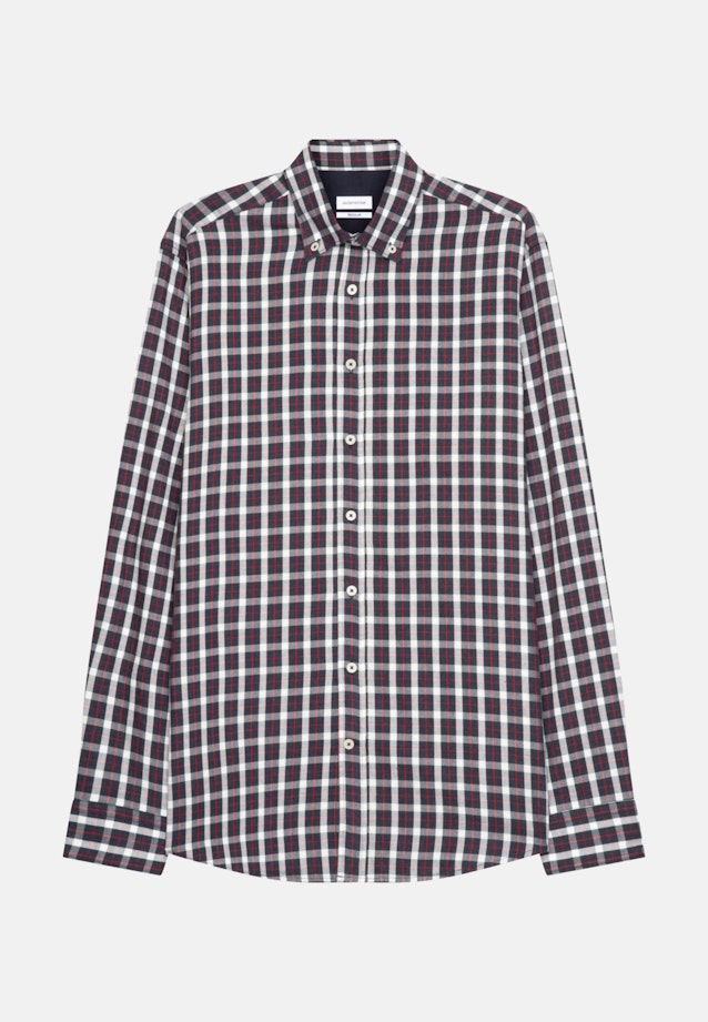 Regular Casual Hemd Karo in Dunkelblau |  Seidensticker Onlineshop