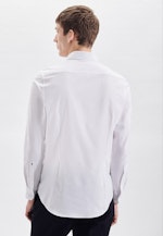 Slim Chemise Performance Uni in Blanc |  Seidensticker Onlineshop