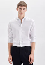Slim Performance-Hemd Uni in Weiß |  Seidensticker Onlineshop