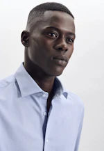 Slim Performance-Hemd Uni in Hellblau |  Seidensticker Onlineshop