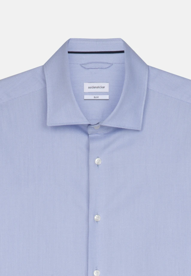 Slim Performance-Hemd Uni in Hellblau |  Seidensticker Onlineshop