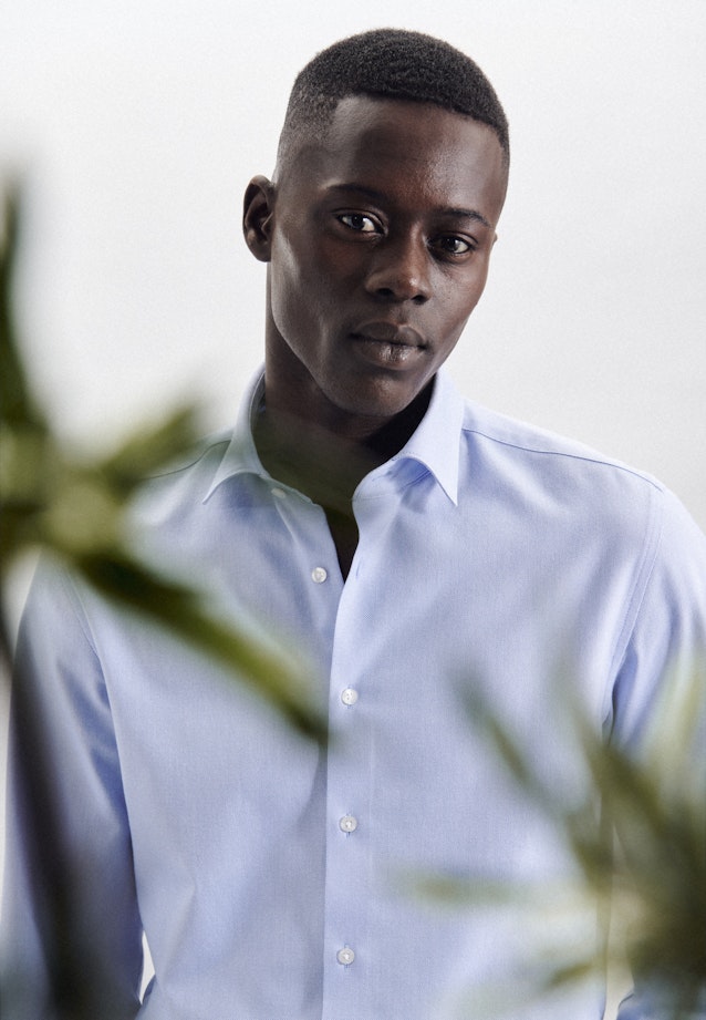 Slim Performance shirt Uni in Light Blue |  Seidensticker Onlineshop