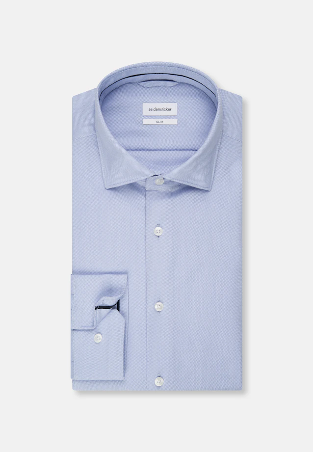 Slim Performance-Hemd Uni in Hellblau |  Seidensticker Onlineshop