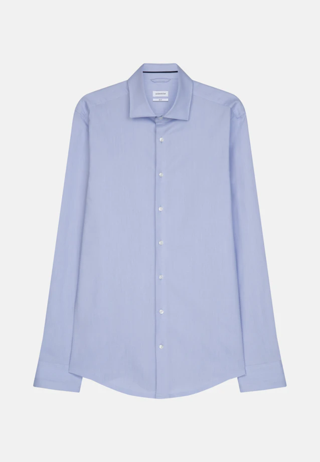 Slim Performance-Hemd Uni in Hellblau |  Seidensticker Onlineshop