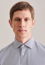 Slim Performance-Hemd Streifen in Dunkelblau |  Seidensticker Onlineshop