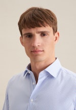 Slim Performance-Hemd Streifen in Hellblau |  Seidensticker Onlineshop