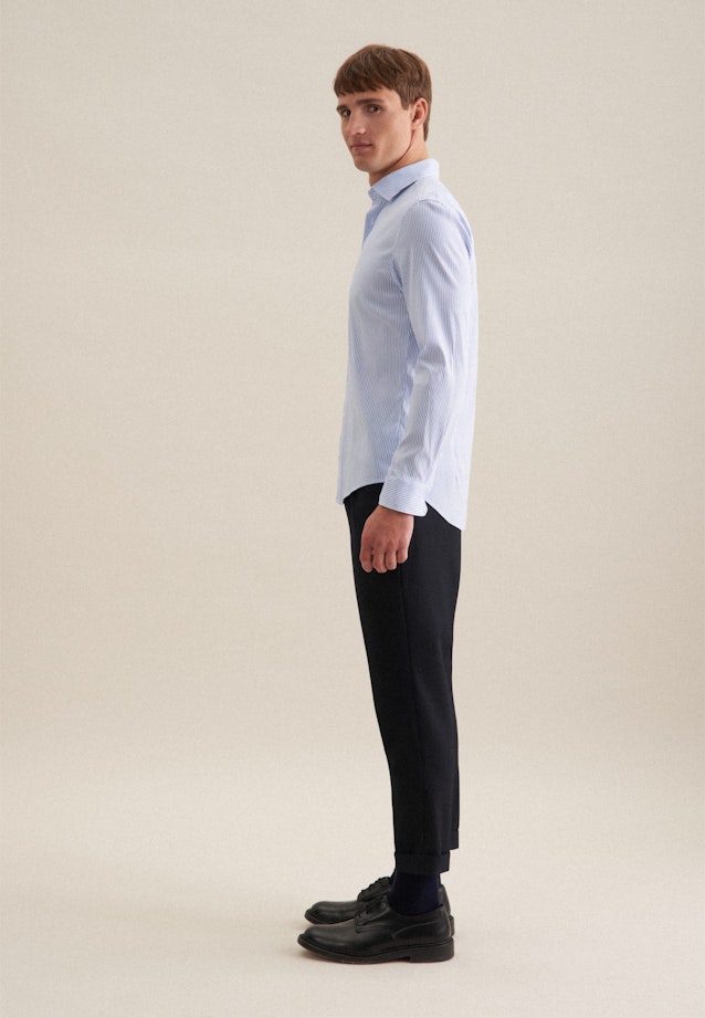 Performance shirt in Slim with Kent-Collar in Light Blue |  Seidensticker Onlineshop