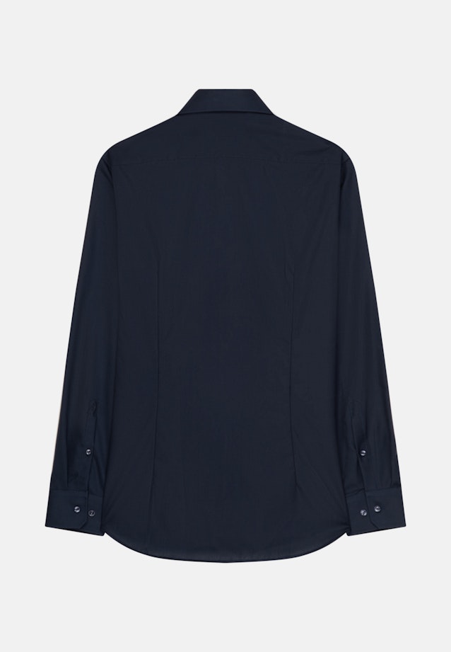 Shaped Business shirt Uni in Dark Blue |  Seidensticker Onlineshop