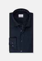Shaped Business shirt Uni in Dark Blue |  Seidensticker Onlineshop
