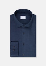 Slim Business Shirt Plain in Dark Blue |  Seidensticker Onlineshop