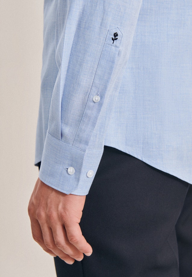 Slim Business Shirt Plain in Light Blue |  Seidensticker Onlineshop