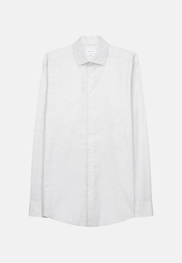 Slim Business Hemd Uni in Grau |  Seidensticker Onlineshop