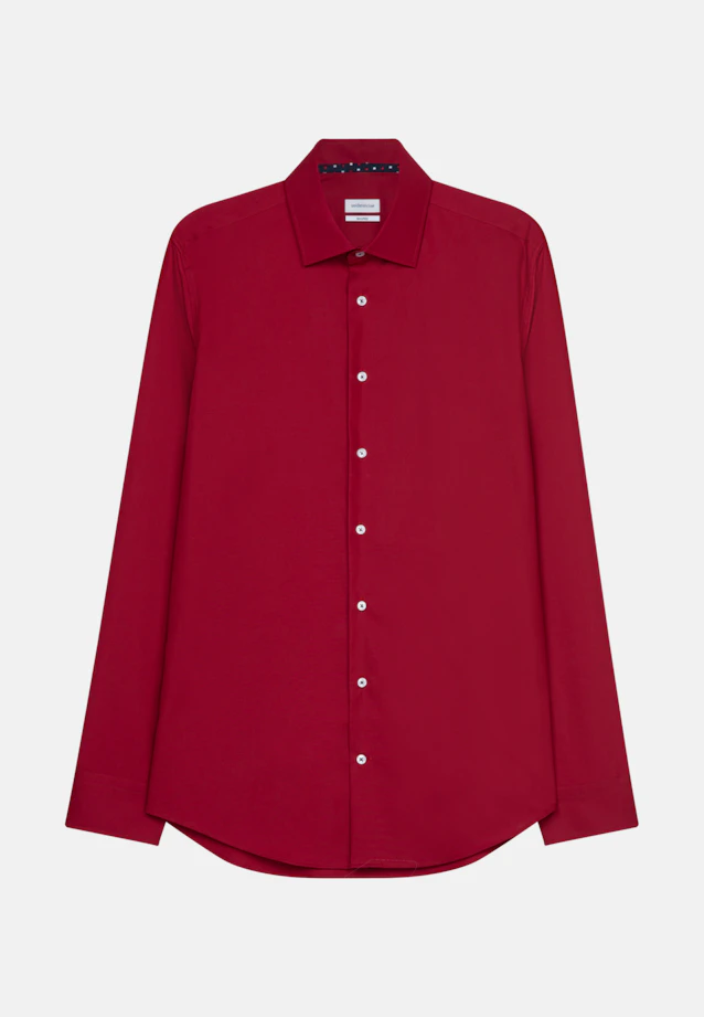 Shaped Business shirt Uni in Red |  Seidensticker Onlineshop