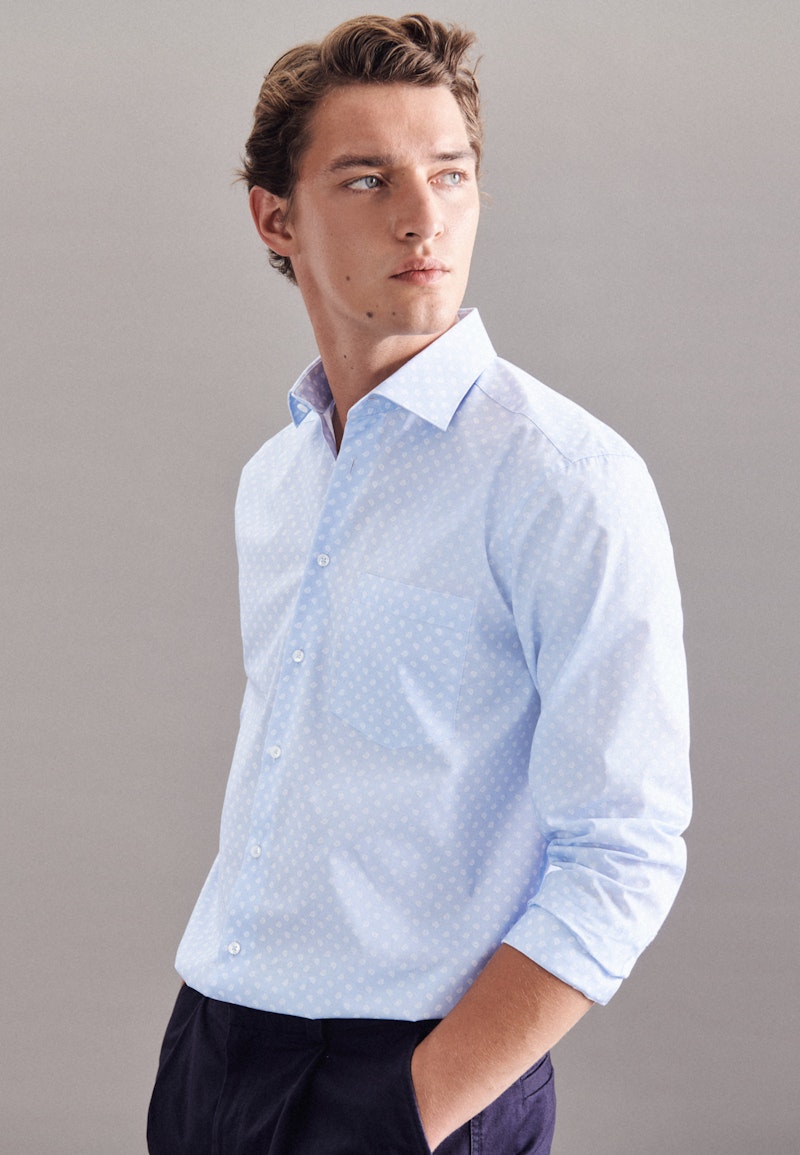Chemise Business Regular Col Kent manches extra-longues