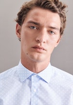 Regular Chemise Business Imprimé in Bleu Clair |  Seidensticker Onlineshop