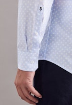 Regular Chemise Business Imprimé in Bleu Clair |  Seidensticker Onlineshop