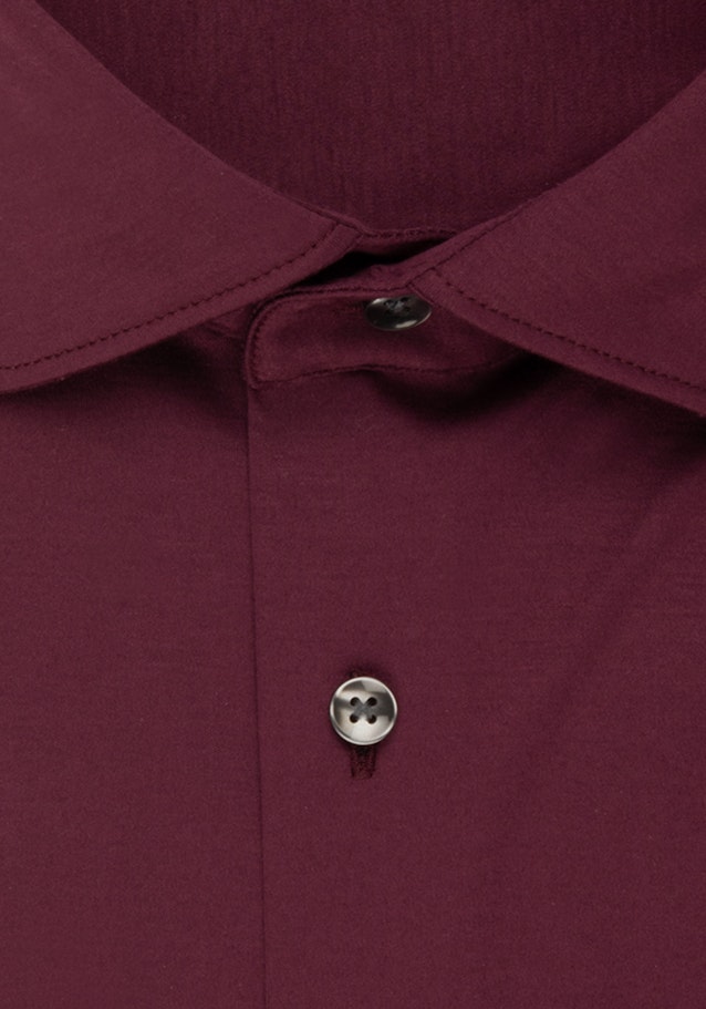 Jersey Jerseyhemd in Regular mit Kentkragen in Rot | Seidensticker Onlineshop