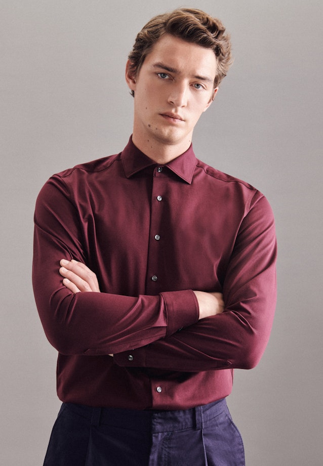 Jerseyhemd Regular in Rot |  Seidensticker Onlineshop