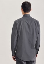 Regular Chemise oxford uni in Gris |  Seidensticker Onlineshop