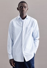 Regular Oxford shirt Plain in Light Blue |  Seidensticker Onlineshop