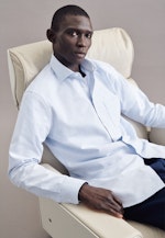 Regular Oxford shirt Plain in Light Blue |  Seidensticker Onlineshop