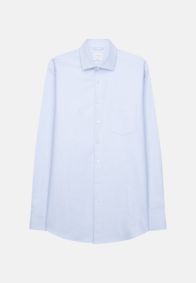 Regular Oxford shirt Plain in Light Blue |  Seidensticker Onlineshop