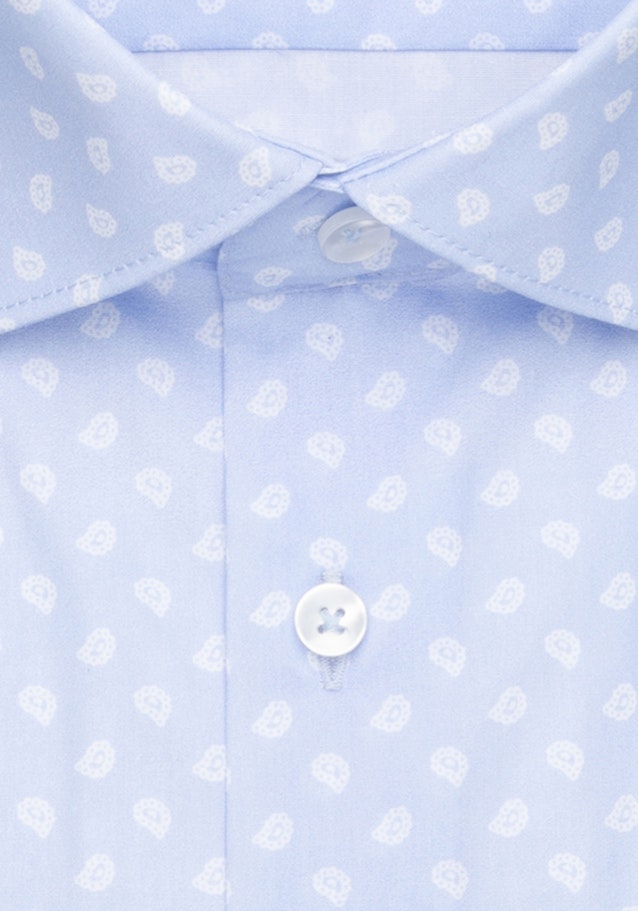 Poplin Business Shirt in Shaped with Kent-Collar and extra long sleeve in Light Blue |  Seidensticker Onlineshop