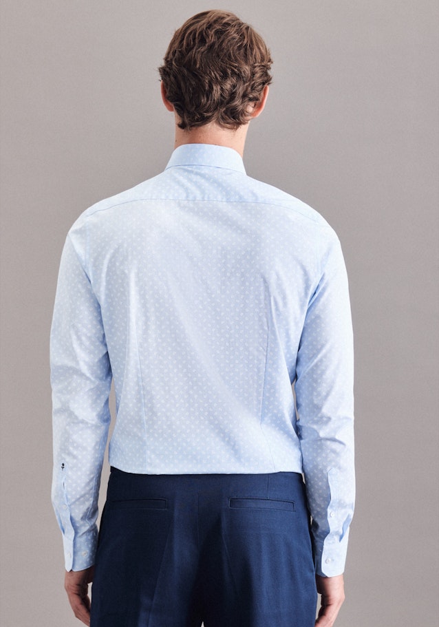 Chemise Business Shaped Col Kent manches extra-longues in Bleu Clair |  Seidensticker Onlineshop