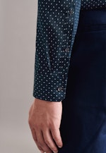 Regular Business Hemd Print in Dunkelblau |  Seidensticker Onlineshop