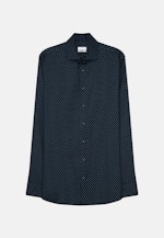 Shaped Business Hemd Print in Dunkelblau |  Seidensticker Onlineshop