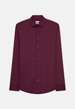 Shaped Chemise en jersey uni in Rouge |  Seidensticker Onlineshop