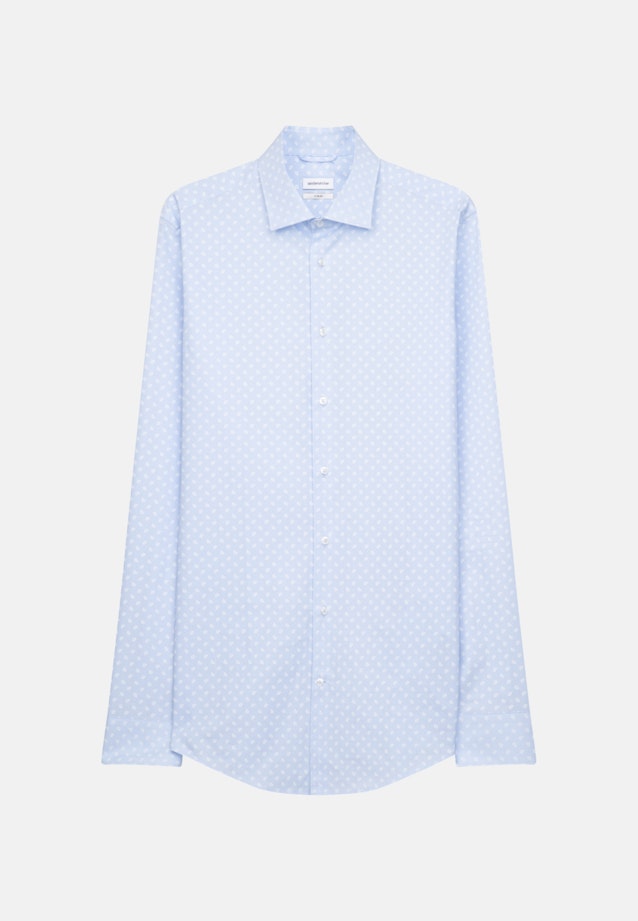 X-Slim Chemise Business Imprimé in Bleu Clair |  Seidensticker Onlineshop