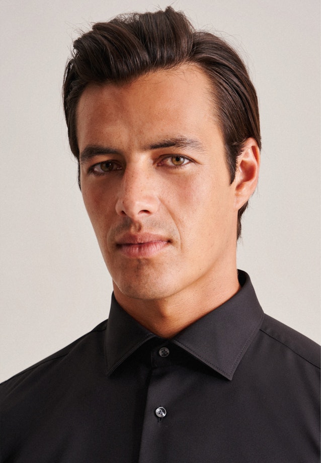 X-Slim Chemise Performance Uni in Noir |  Seidensticker Onlineshop