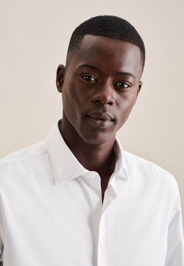 X-Slim Chemise Performance Uni in Blanc |  Seidensticker Onlineshop