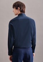 X-Slim Performance shirt Uni in Dark Blue |  Seidensticker Onlineshop