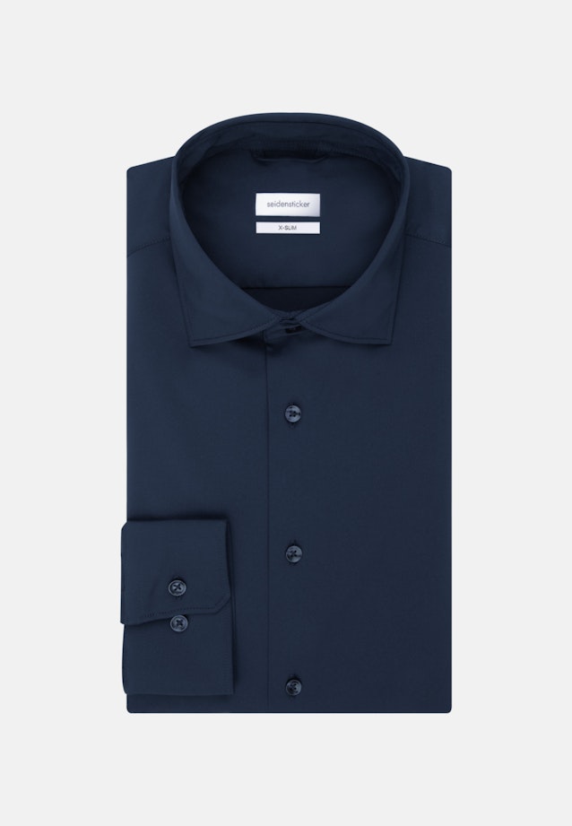 Performance shirt in X-Slim with Kent-Collar in Dark Blue |  Seidensticker Onlineshop