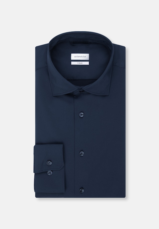 X-Slim Performance shirt Uni in Dark Blue |  Seidensticker Onlineshop