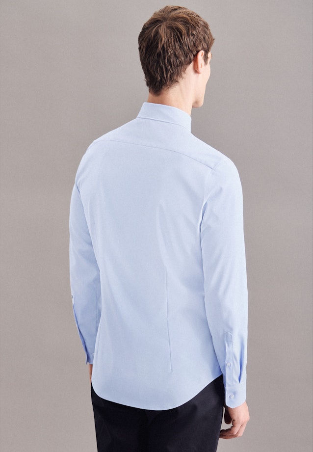 Chemise performance X-Slim Twill (sergé) Col Kent in Bleu Clair |  Seidensticker Onlineshop