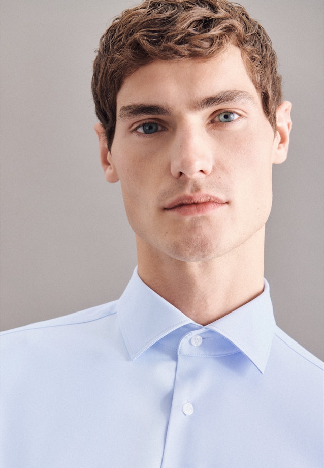 X-Slim Performance shirt Uni in Light Blue |  Seidensticker Onlineshop