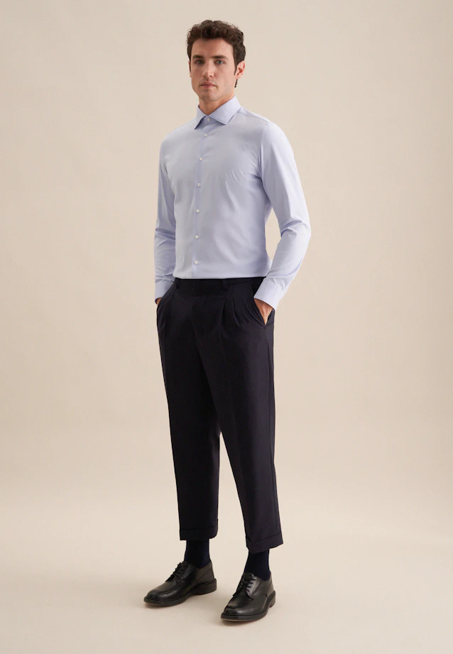 X-Slim Performance shirt Uni in Light Blue |  Seidensticker Onlineshop