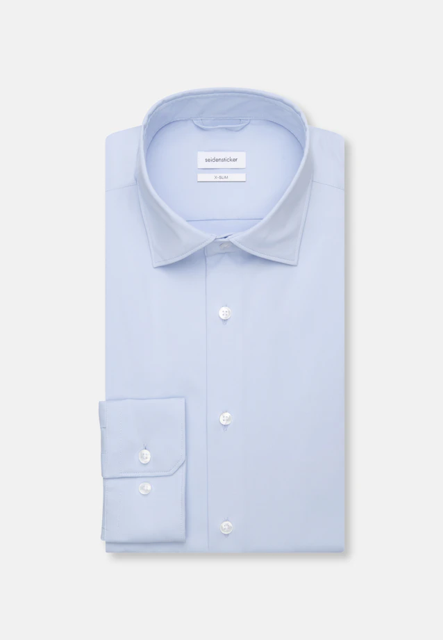 X-Slim Performance shirt Uni in Light Blue |  Seidensticker Onlineshop