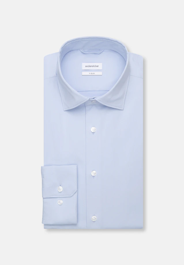 X-Slim Chemise Performance Uni in Bleu Clair |  Seidensticker Onlineshop