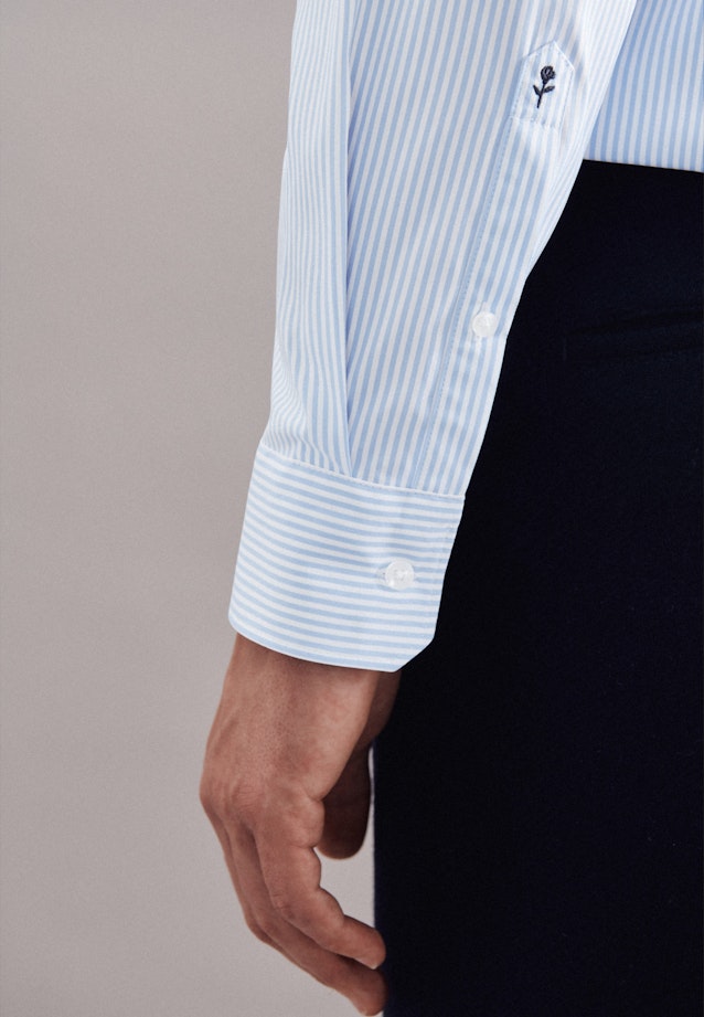 X-Slim Performance shirt Stripe in Light Blue |  Seidensticker Onlineshop
