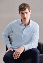 X-Slim Performance shirt Stripe in Light Blue |  Seidensticker Onlineshop